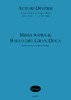 Autori Diversi (A. Banchieri & T. Merula): Missa sopra il Ballo del Gran Duca, eba6063